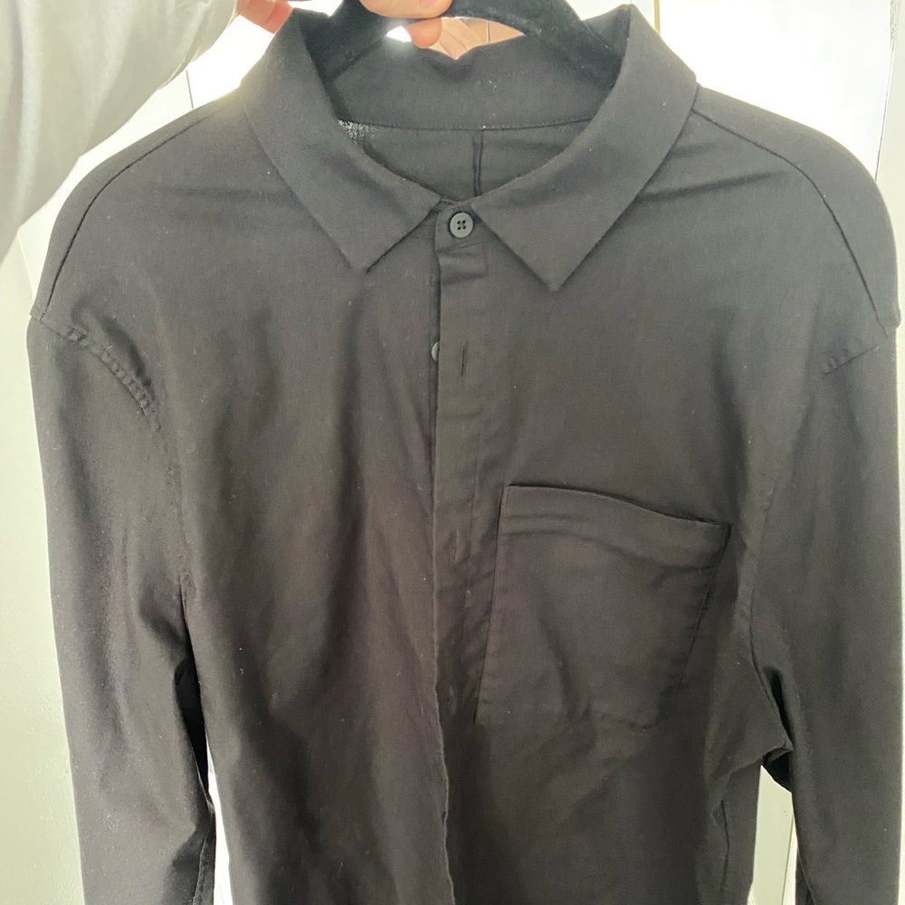 Black Lululemon button up